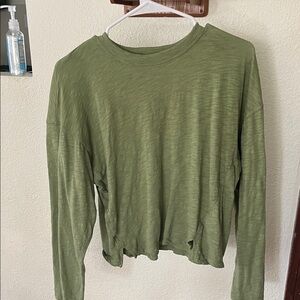 Madewell Crop Long Sleeved Tee